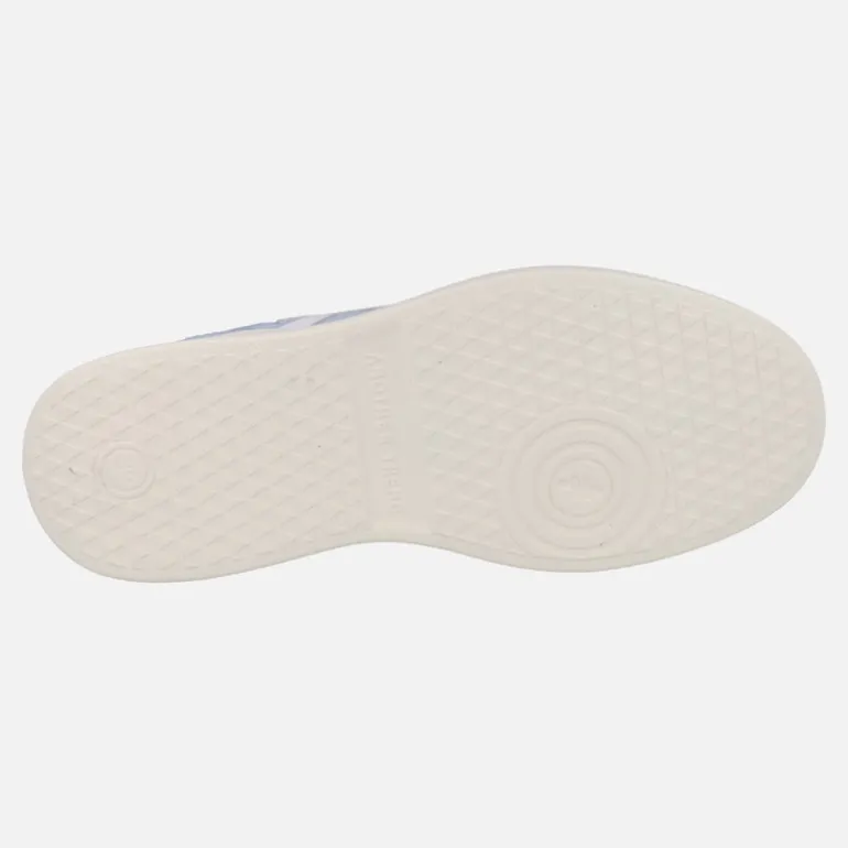 Zapatillas deportivas en serraje azul celeste Athletic