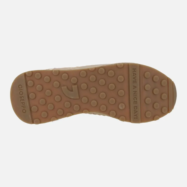 Zapatillas deportivas en piel y rafia Harding