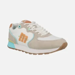 Zapatillas deportivas Joggo classic blancas con detalles de color