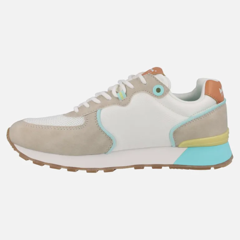 Zapatillas deportivas Joggo classic blancas con detalles de color