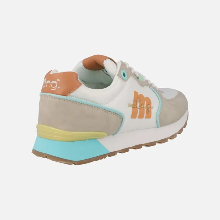 Zapatillas deportivas Joggo classic blancas con detalles de color
