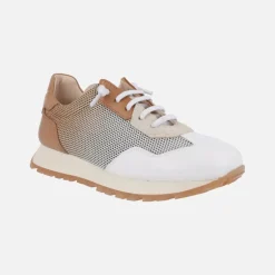 Zapatillas deportivas Kansas en combinado blanco y cuero