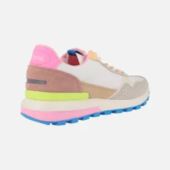 Zapatillas deportivas Luna en nylon y serraje multicolor