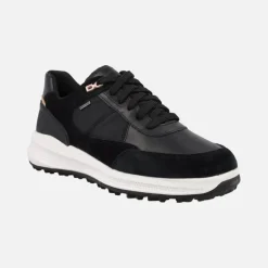 Zapatillas deportivas negras para mujer Geox Pg1x Abx con membrana Amphibiox