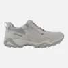 Zapatillas deportivas para mujer en piel y rejilla con cremallera