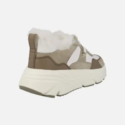Zapatillas deportivas para mujer Diamanta en combinado blanco y beige
