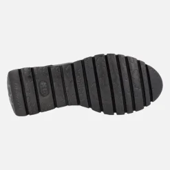 Zapatillas deportivas para mujer Wonders A-2473 Negro - Plomo