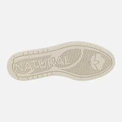 Zapatillas deportivas para hombre Esla en piel beige