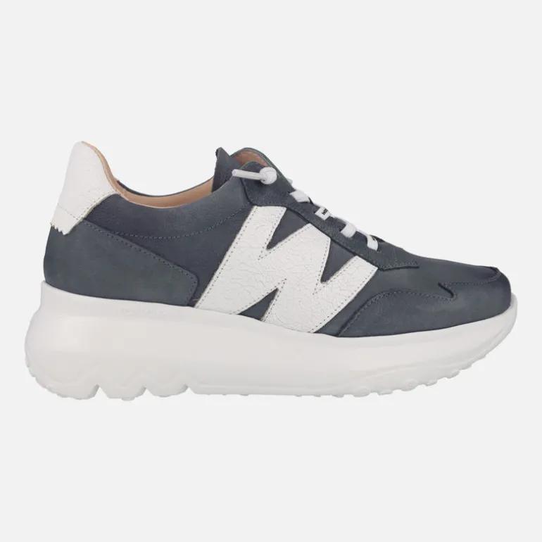 Zapatillas deportivas Samira en nobuck azul marino