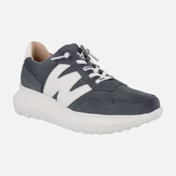 Zapatillas deportivas Samira en nobuck azul marino