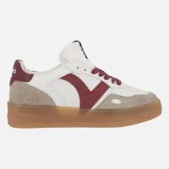 Zapatillas deportivas Seul Piel y serraje en rojo