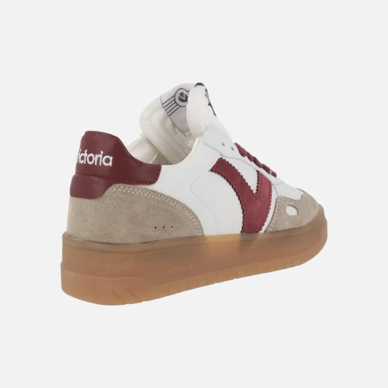 Zapatillas deportivas Seul Piel y serraje en rojo