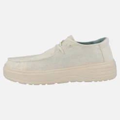Zapatillas en tejido bordado con cordones elásticos Bloom