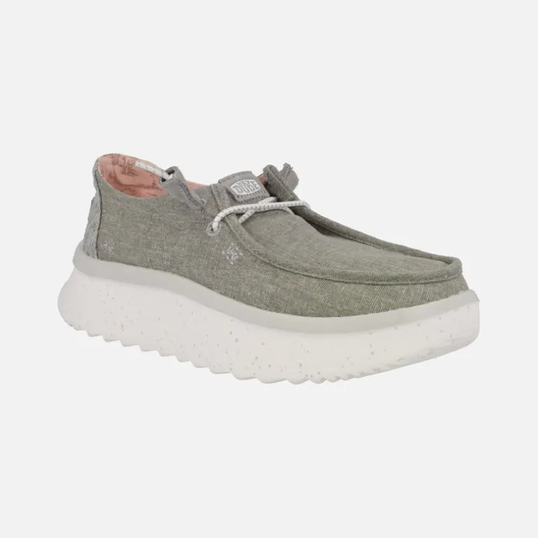 Zapatillas Hey Dude para mujer Wendy peak chambray walnut