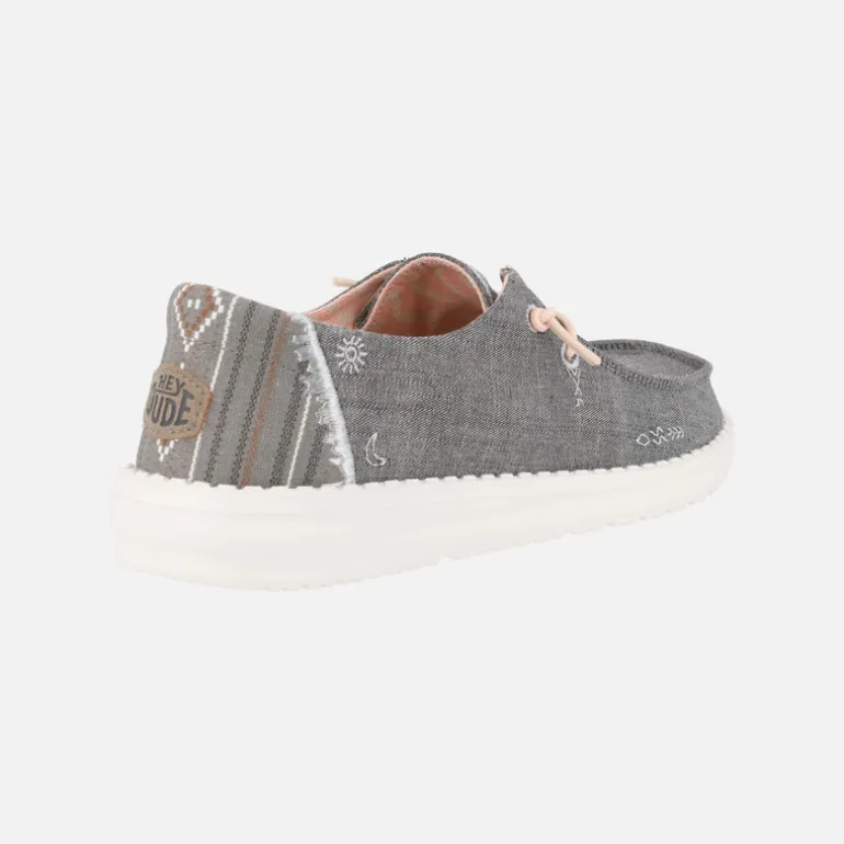 ZAPATILLAS HEY DUDE WENDY BOHO grey
