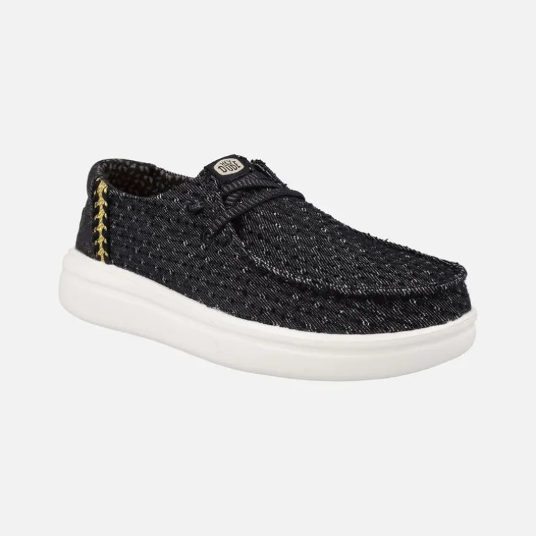 Zapatillas para mujer Hey Dude Wendy Rise Perf Canvas