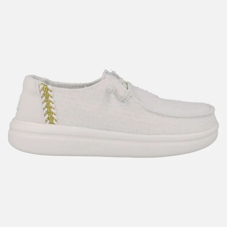 Zapatillas para mujer Hey Dude Wendy Rise Perf Canvas