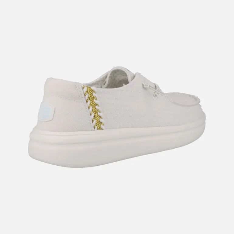 Zapatillas para mujer Hey Dude Wendy Rise Perf Canvas