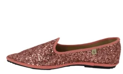 Zapatillas Venezianas Greta de glitter para mujer