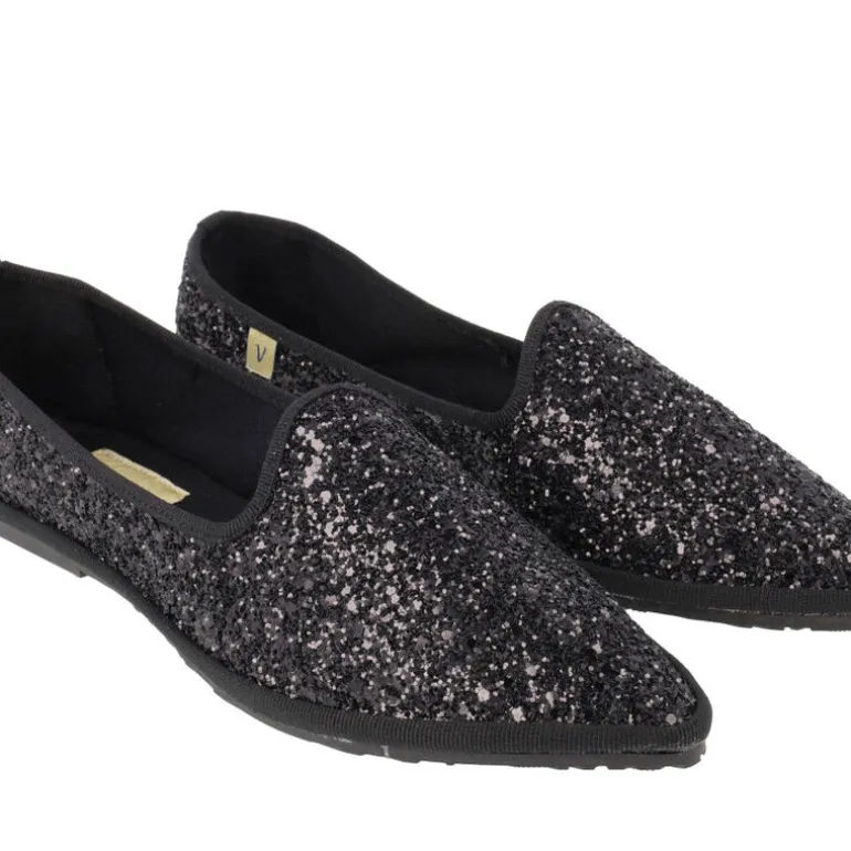 Zapatillas Venezianas Greta de glitter para mujer