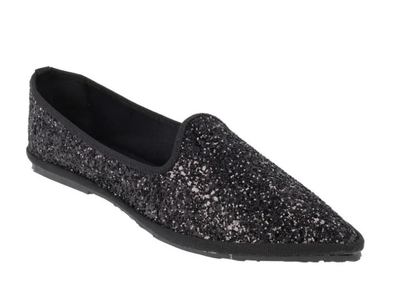 Zapatillas Venezianas Greta de glitter para mujer