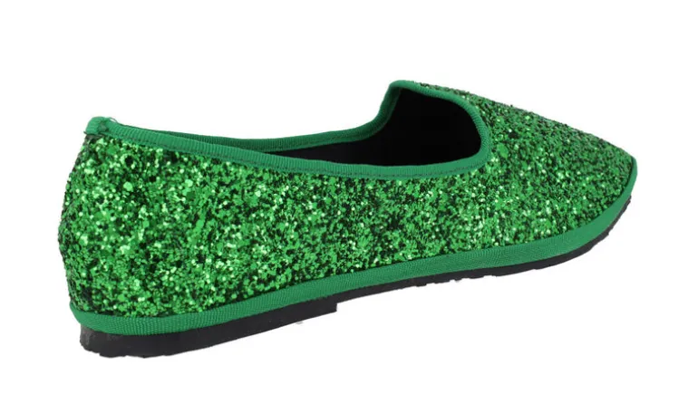 Zapatillas Venezianas Greta de glitter para mujer