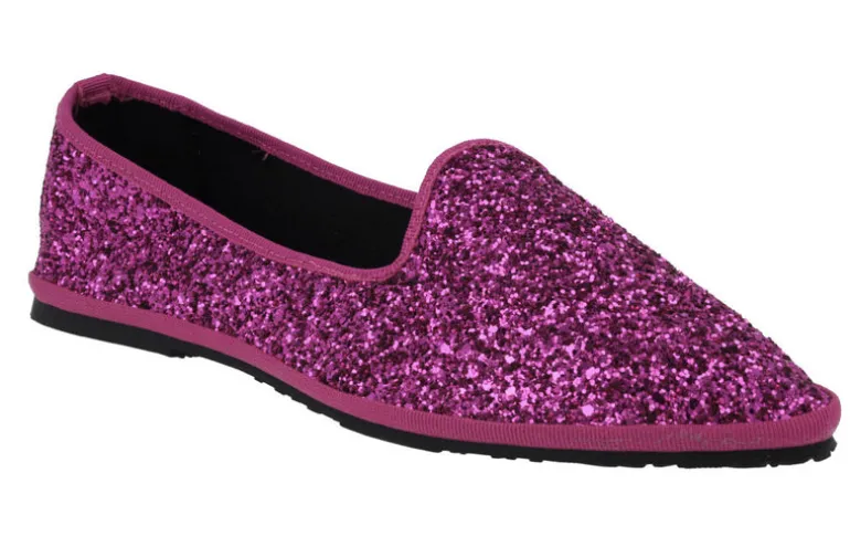 Zapatillas Venezianas Greta de glitter para mujer