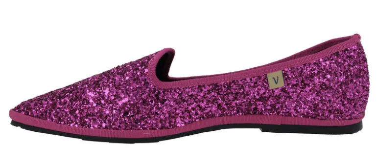 Zapatillas Venezianas Greta de glitter para mujer