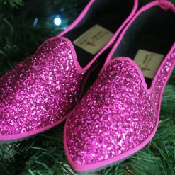 Zapatillas Venezianas Greta de glitter para mujer