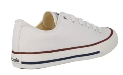 Zapatillas Victoria Tribu Basket lona blancas
