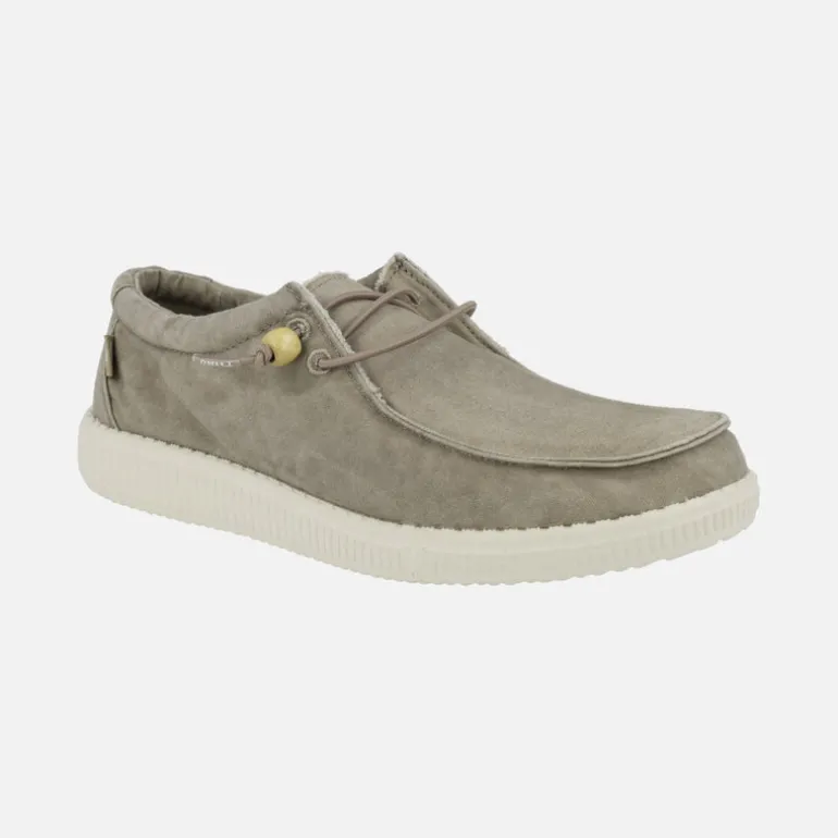 Zapatillas WP150 Washed wallabi con cordones elásticos