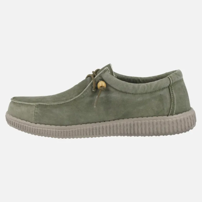 Zapatillas WP150 Washed wallabi con cordones elásticos para hombre