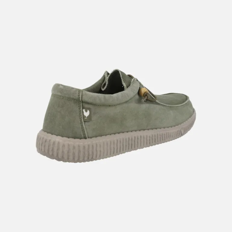 Zapatillas WP150 Washed wallabi con cordones elásticos para hombre