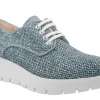 Zapatos blucher con cordones en rafia trenzada