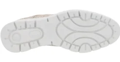 Zapatos blucher con cordones en rafia trenzada
