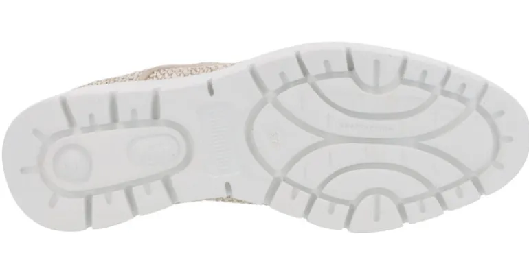 Zapatos blucher con cordones en rafia trenzada
