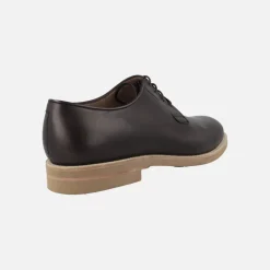 Zapatos blucher para hombre en piel moka Cavour