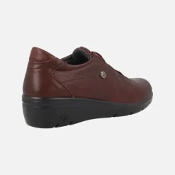 Zapatos confort de piel con cordones elásticos