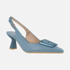 Zapatos corte salón destalonados Nova con adorno en la pala