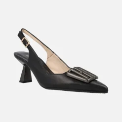Zapatos corte salón destalonados Nova con adorno en la pala