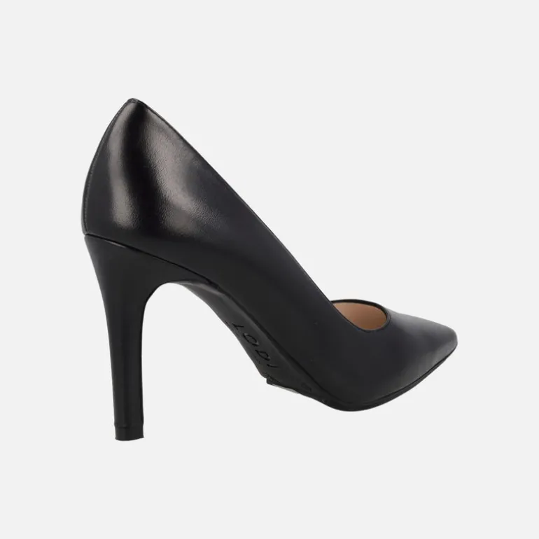 Zapatos corte salón en piel negra con tacones altos Rachel - TP