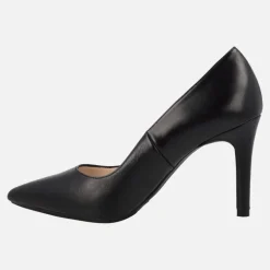 Zapatos corte salón en piel negra con tacones altos Rachel - TP