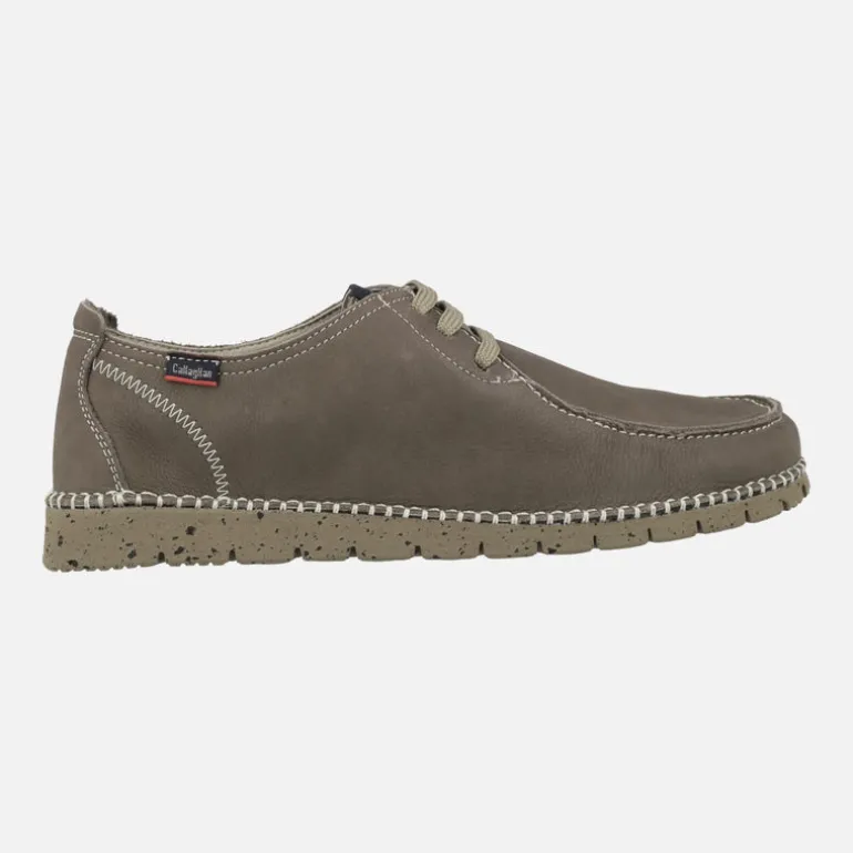 Zapatos de cordones con bordón para hombre