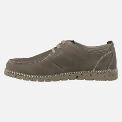 Zapatos de cordones con bordón para hombre