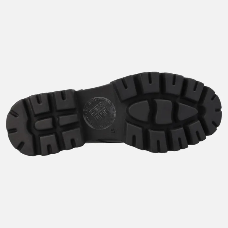 Zapatos de cordones con piso de goma para mujer