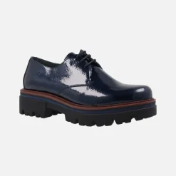 Zapatos de cordones con piso de goma para mujer