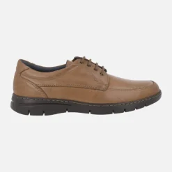Zapatos de cordones en piel con corte clásico para hombre