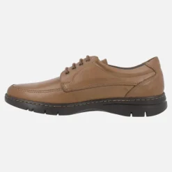 Zapatos de cordones en piel con corte clásico para hombre