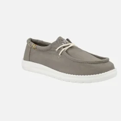 Zapatos de cordones para hombre en algodón orgánico modelo 8251