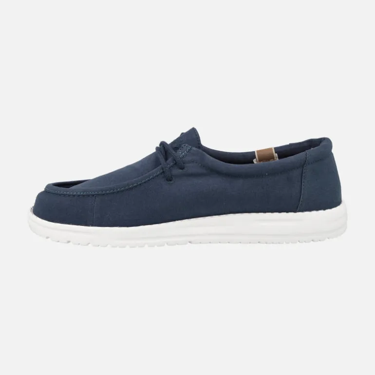 Zapatos de cordones para hombre en algodón orgánico modelo 8251